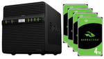 Serwer NAS Synology Diskstation DS420j + 16TB (4x4TB) Seagate Barracuda HDD