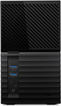 Dysk zewnętrzny HDD WD My Book Duo 24TB Czarno-szary (WDBFBE0240JBK-EESN)