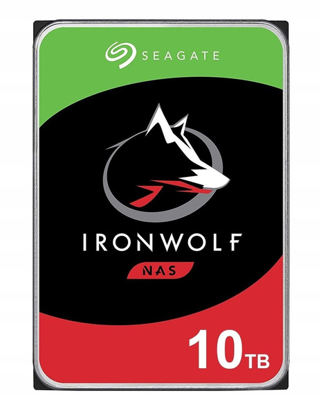 Dysk twardy Seagate IronWolf ST10000VN0008 10TB SATA III 3,5" (ST10000VN000) USZKODZONY