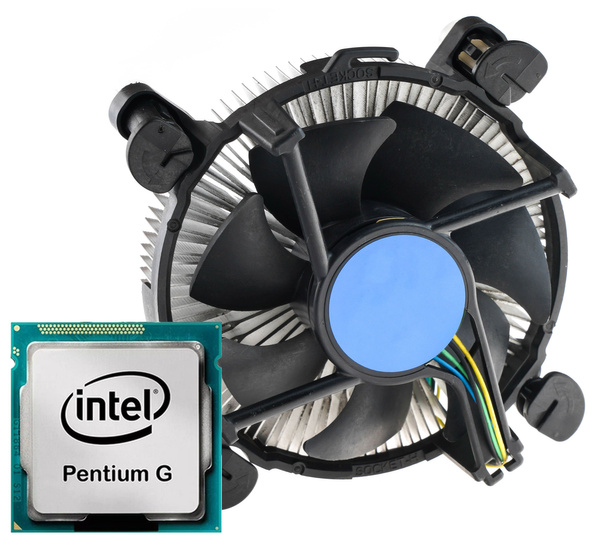 Płyta główna ECS H110H4-CM2 + Intel Pentium G4400 3.3GHz + Cooler Intel