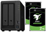 Serwer NAS Synology DiskStation DS723+ 4TB (2x2TB) Seagate EXOS