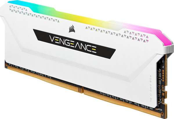 Pamięć RAM Corsair Vengeance RGB PRO SL DDR4 16GB 3600MHz CL18 (CMH32GX4M2D3600C18W)