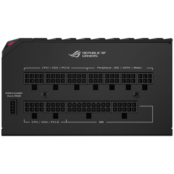 Zasilacz modularny ASUS ROG Thor 850W 80 Plus Platinum (ROG-THOR-850P) (B) 