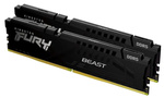 PAMIĘĆ KINGSTON FURY BEAST BLACK 16GB (2X8GB) DDR5 5600 CL40 KF556C40BBK2-1 (KF556C40BBK2-16) USZKODZONE