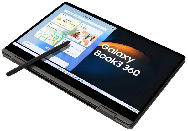 Laptop 13.3" Samsung Galaxy Book 3 360 (NP730QFG-KA3DE) (W) (B)