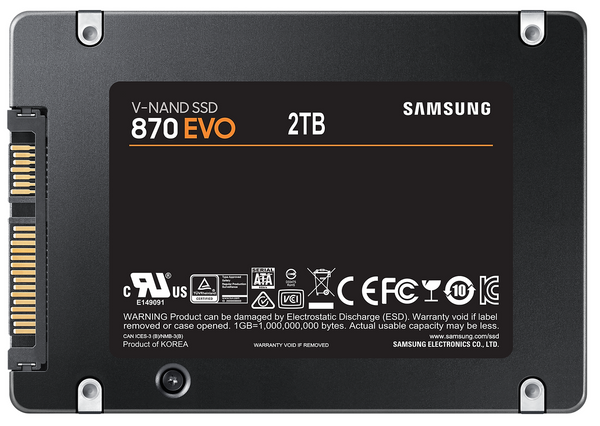 	Dysk SSD 2.5 cala Samsung 870 EVO 2TB (MZ-77E2T0B/EU)