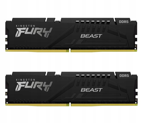 Pamięć RAM Kingston Fury Beast DDR5 64GB 6000MHz CL36 (KF560C36BBEK2-64)