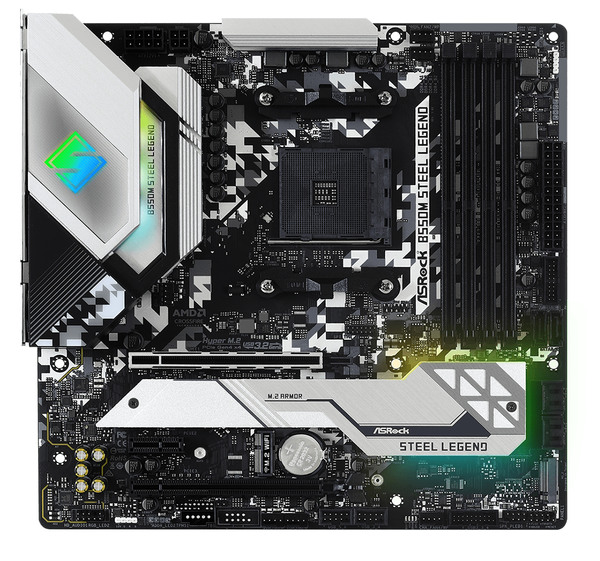 Płyta główna ATX ASRock B550M Steel Legend (Socket AM4)