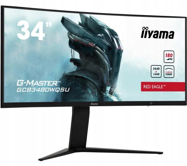 Monitor LED iiyama GCB3480WQSU-B1 34 " 3440 x 1440 px VA (GCB3480WQSU-B1)
