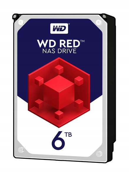 Dysk twardy Western Digital Red WD60EFRX 6TB SATA III 3,5" (WD60EFRX)USZKODZONY