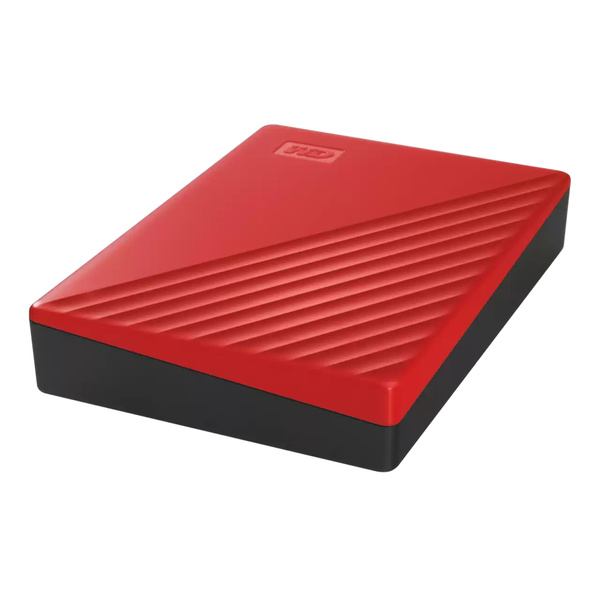 Dysk zewnętrzny WD My Passport 6TB USB3.2 Gen 1 Czerwony (WDBR9S0060BRD-WESN)