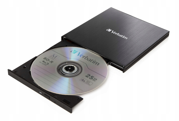 Nagrywarka Blu-ray zewnętrzna Verbatim Blu-ray Slimline (43890)