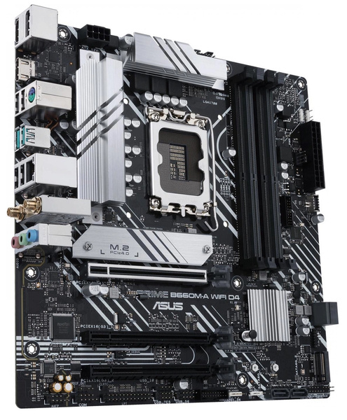 Płyta główna mATX Asus Prime B660M-A WiFi D4 (Socket 1700) (USZKODZONA)