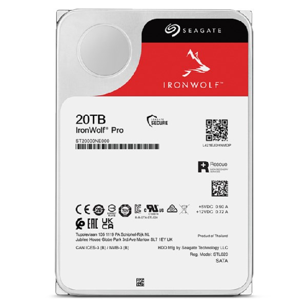 Dysk twardy Seagate ST20000NT001 20TB SATA III 3,5" (8719706432276) USZKODZONY