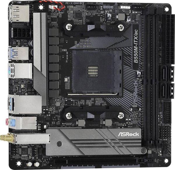 Płyta główna Mini ITX ASRock B550M-ITX/AC (Socket AM4) (U) (W)