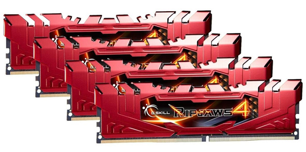 Pamięć RAM G.SKILL Ripjaws 4 16GB (4x4GB) DDR4 2666MHz CL15 (F4-2666C15Q-16GRR)