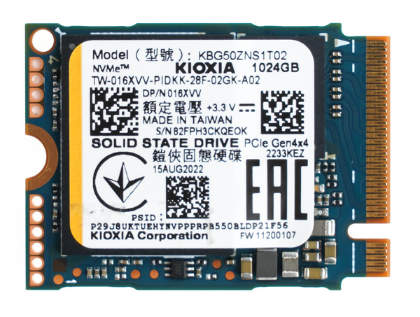 Dysk SSD M.2 NVMe 2230 Kioxia KBG50ZNS1T02 1TB (USZKODZONY)