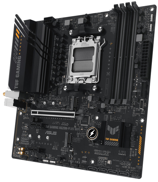 Płyta główna mATX Asus TUF Gaming A620M-PLUS WiFi (USZKODZONA)