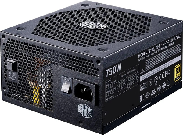 Cooler Master zasilacz V750 Gold-v2, 750W, 80+ Gold, fully modular (MPY-750V-AFBAG-EU)