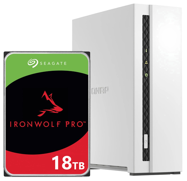 Serwer plików NAS Qnap TS-133 18TB Seagate IronWolf PRO