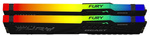 Pamięć RAM Kingston Fury Beast RGB 16GB (2x8GB) DDR5 5200MHz CL40 (KF552C40BBAK2-16)