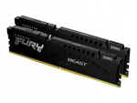 Pamięć Kingston Fury Beast, DDR5, 32 GB, 6000MHz, CL30 (KF560C30BBEK2-32)