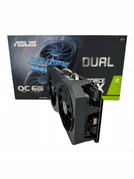 Karta graficzna Asus Dual RTX 2060 EVO OC 6 GB 6 GB (DUAL-RTX2060-O6G-EVO) USZKODZONA