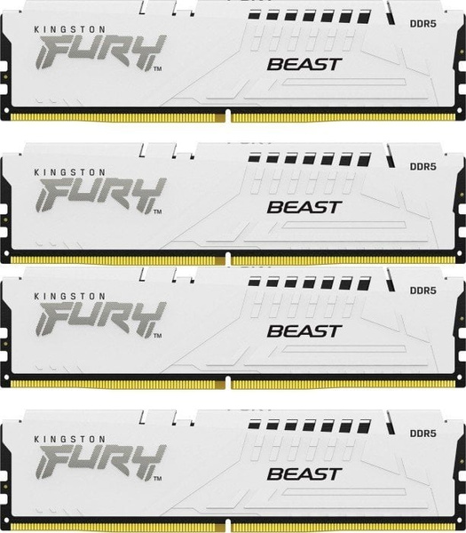 Pamięć RAM Kingston Fury Beast DDR5 128GB 5200MHz CL40 (KF552C40BWK4-128)