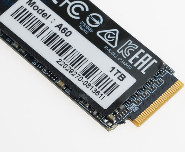 Dysk SSD SILICON POWER A60 1TB M.2 NVMe USZKODZONY