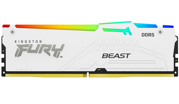 Pamięć RAM Kingston Fury Beast RGB White DDR5 32GB 5600MHz CL40