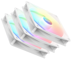 Zestaw 3 wentylatorów NZXT F120 RGB White 120mm + kontroler RF-C12TF-W1