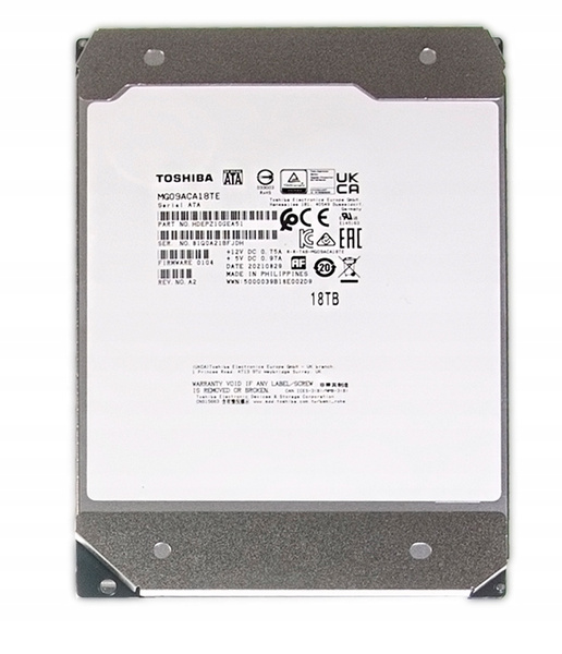 Dysk Toshiba MG09ACA18TE 18000 GB 3,5" SATA () USZKODZONY