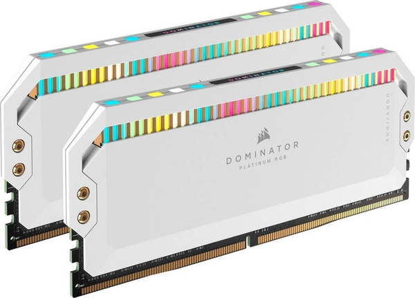 Pamięć RAM Corsair Dominator Platinum RGB DDR5 32GB 6200MHz CL36 (CMT32GX5M2X6200C36W)