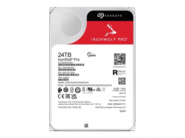Dysk HDD Seagate IronWolf ST24000NT002 24TB