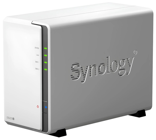 Serwer NAS Synology Diskstation DS220j + 4TB (2x2TB) Seagate SkyHawk HDD (U)