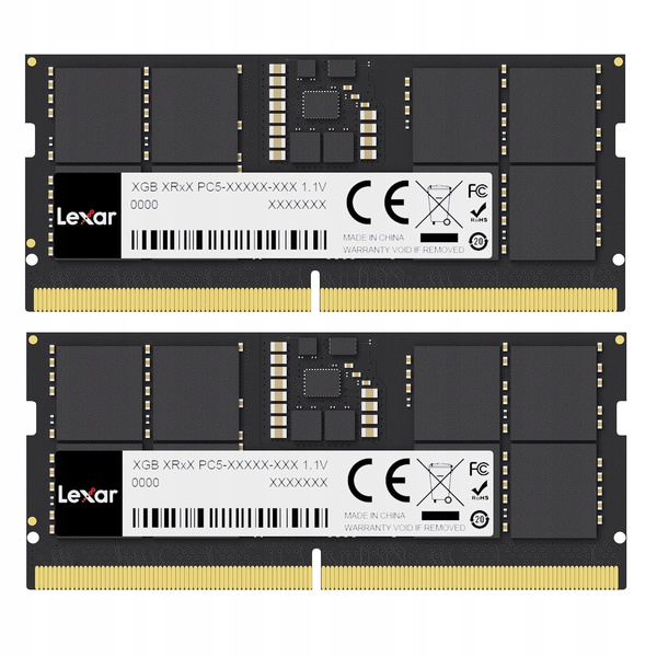 Pamięć RAM DDR5 SODIMM Lexar 32GB 5600MHz CL46 LD5S16G56C46ST-BGD