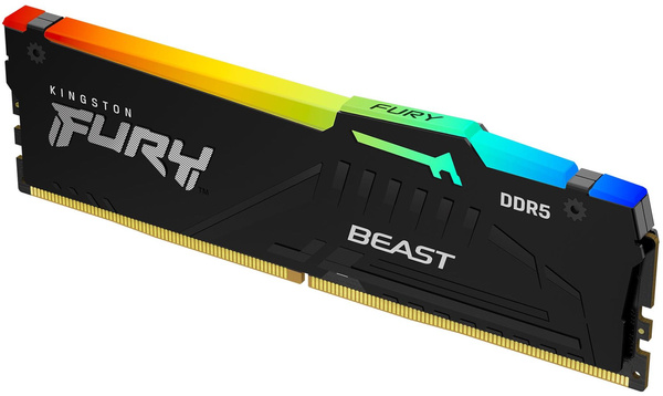 Pamięć RAM Kingston Fury Beast RGB DDR5 16GB 5200MHz CL36