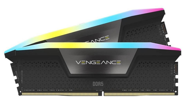 Pamięć RAM Corsair Vengeance RGB 32GB (2x16GB) DDR5 5600MHz CL36 (CMH32GX5M2B5600Z36K)