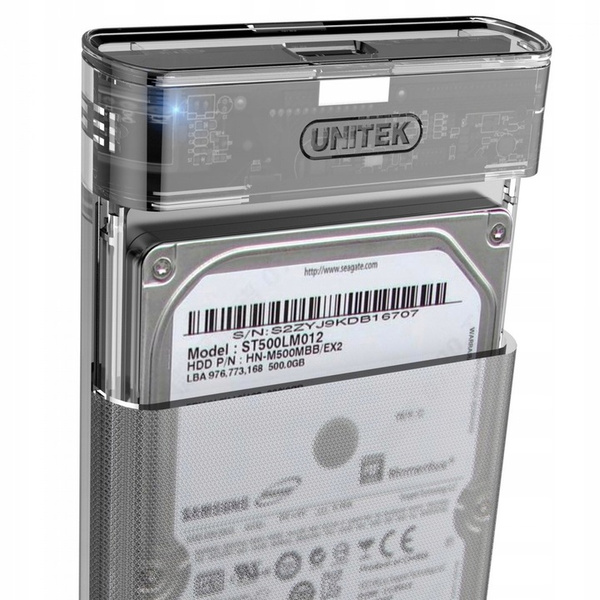 Obudowa UNITEK USB 3.1 HDD/SSD SATA 5G UASP S1103A