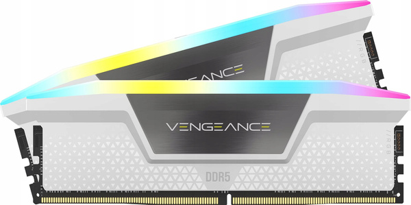 Pamięć RAM Corsair Vengeance RGB DDR5 64GB 5600MHz CL36 (CMH64GX5M2B5600C36W)