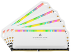 PAMIĘĆ RAM CORSAIR DOMINATOR PLATINUM RGB WHITE 32GB (4x8GB) DDR4 3200MHz CL16