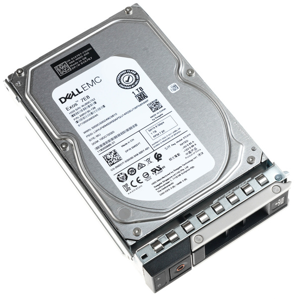 Dysk serwerowy HDD z kieszenią DELL Seagate EXOS 7E8 3.5'' 1TB ST1000NM004A