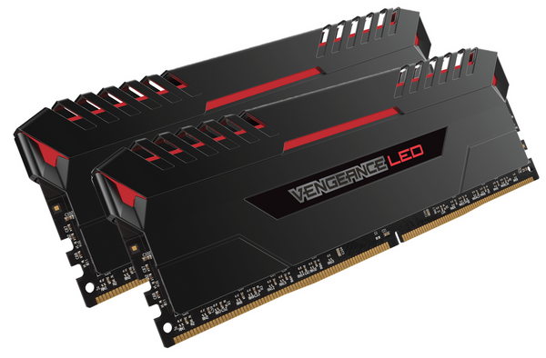 Pamięć RAM Corsair Vengeance LEO 16GB (2x8GB) DDR4 3000MHz CL15 (CMU16GX4M2C3000C15R)