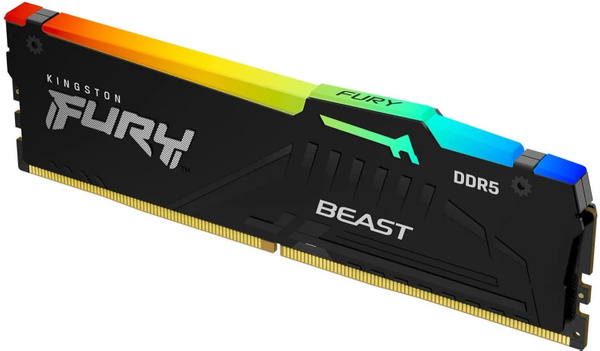 Pamięć RAM Kingston Fury Beast RGB DDR5 32GB 5600MHz CL40 (KF556C40BBA-32)