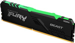 Pamięć RAM Kingston Fury Beast RGB DDR4 8GB 3000MHz CL15 (KF430C15BBA/8)