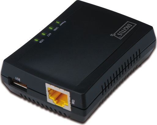 Digitus Wielofunkcyjny serwer wydruku/Print server 1xUSB