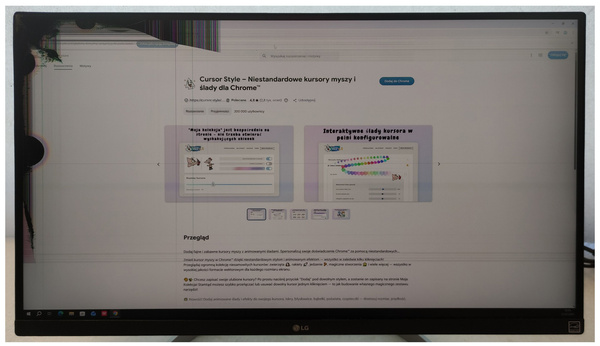 Monitor LG 27UP85NP-W USZKODZONY
