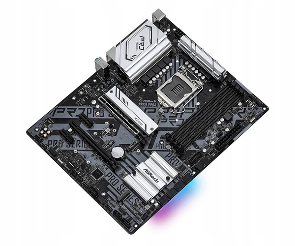 Płyta główna ATX ASRock B560 Pro4 (90-MXBF10-A0UAYZ) USZKODZONA