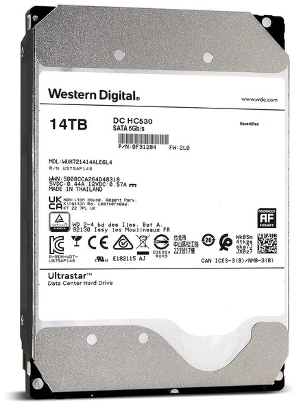 Dysk HDD Western Digital Ultrastar DC HC530 (WUH721414ALE6L4) 14TB