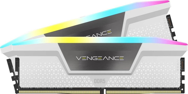 Pamięć RAM Corsair Vengeance RGB 32GB (2x16GB) DDR5 6000MHz CL40 (CMH32GX5M2B6000C40W)